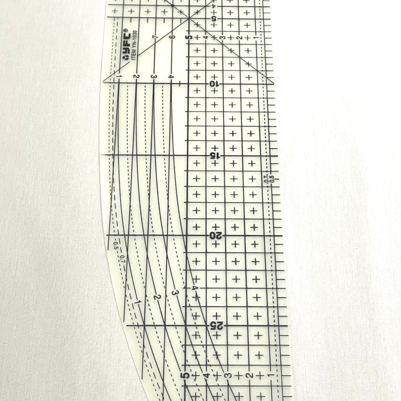 Strijklineaal Transparant