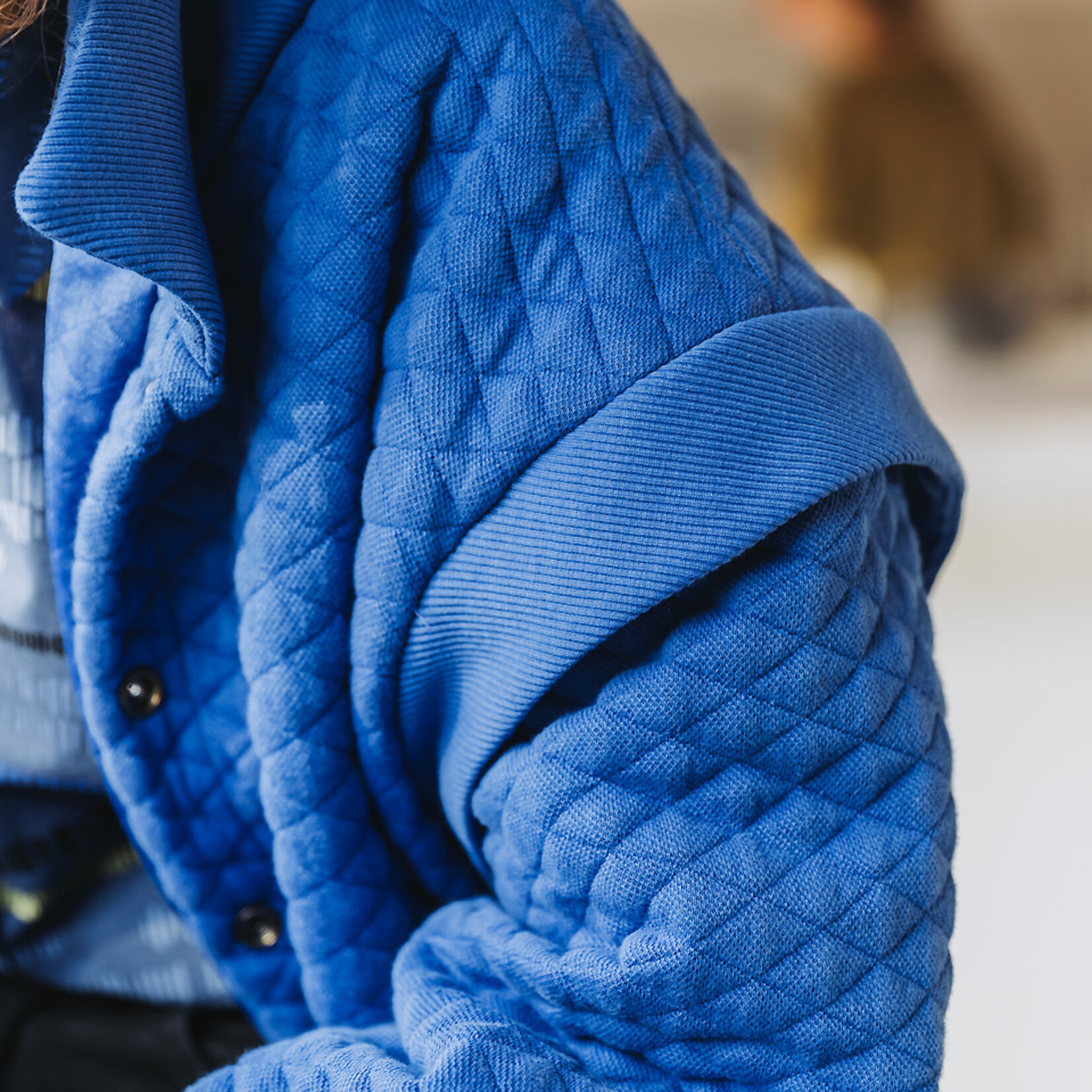 See You at Six Matelassé Piqué Tricot Surf The Web Blauw - See You at Six