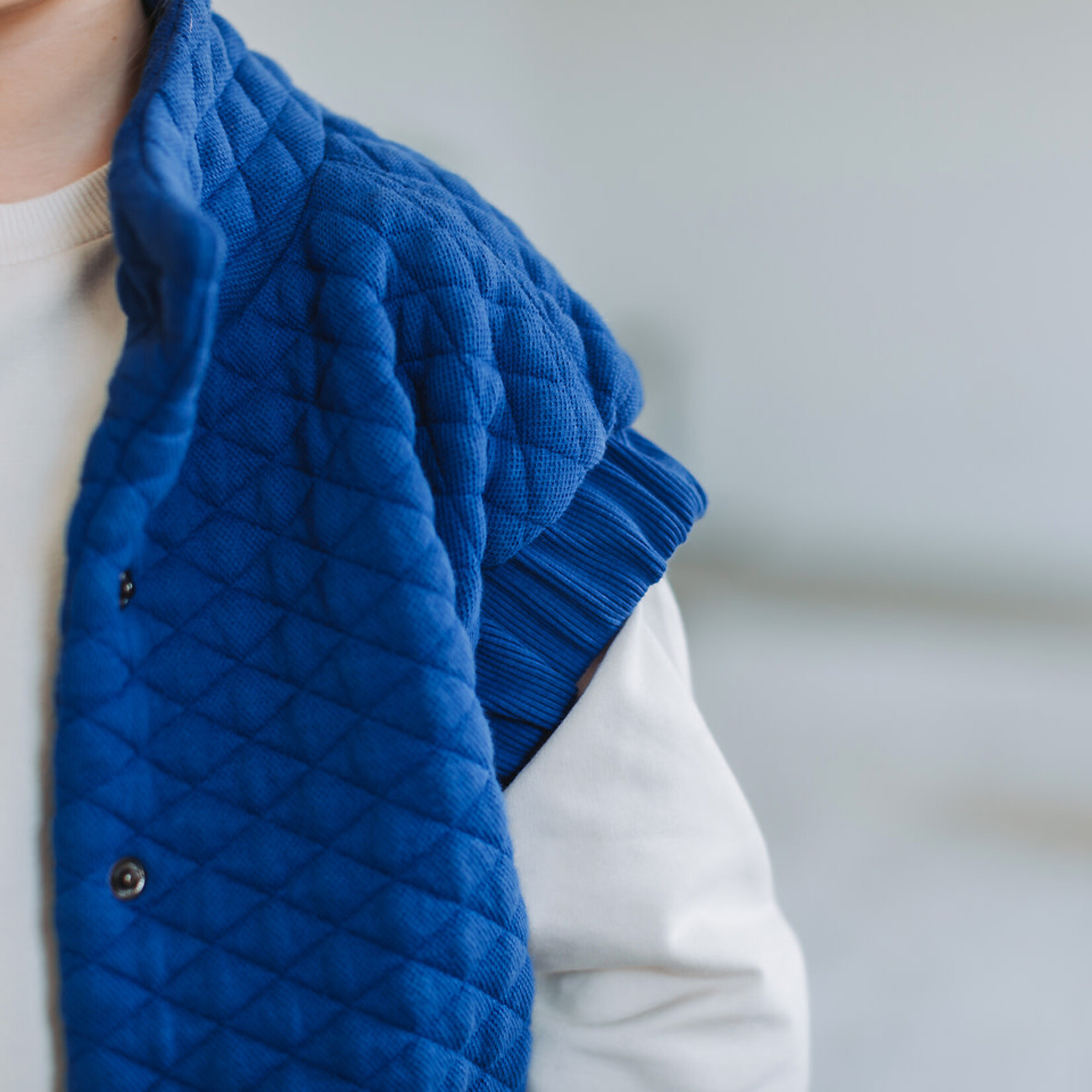 See You at Six Matelassé Piqué Tricot Surf The Web Blauw - See You at Six