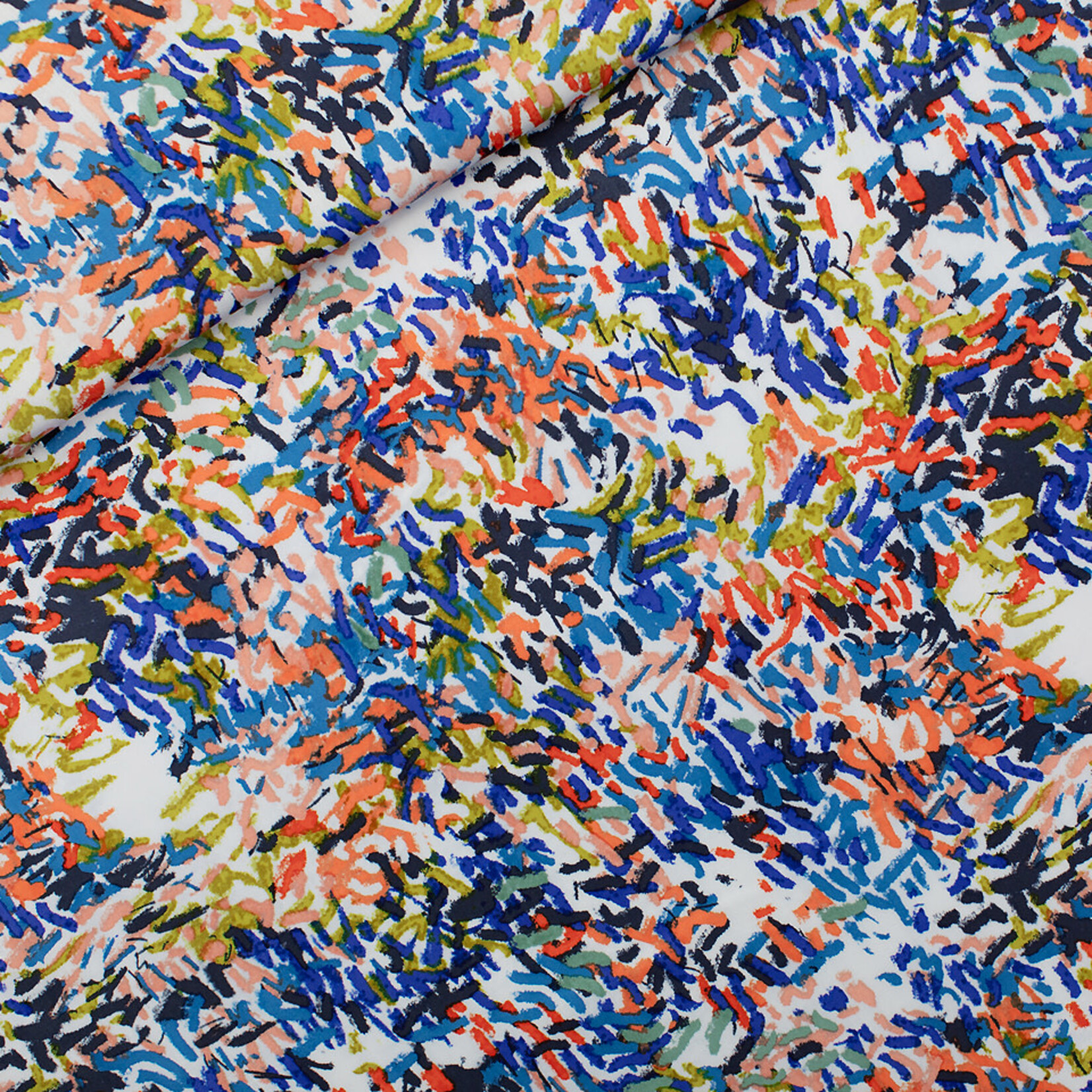 See You at Six Viscose Rayon Satijn Paint Fun - See You at Six
