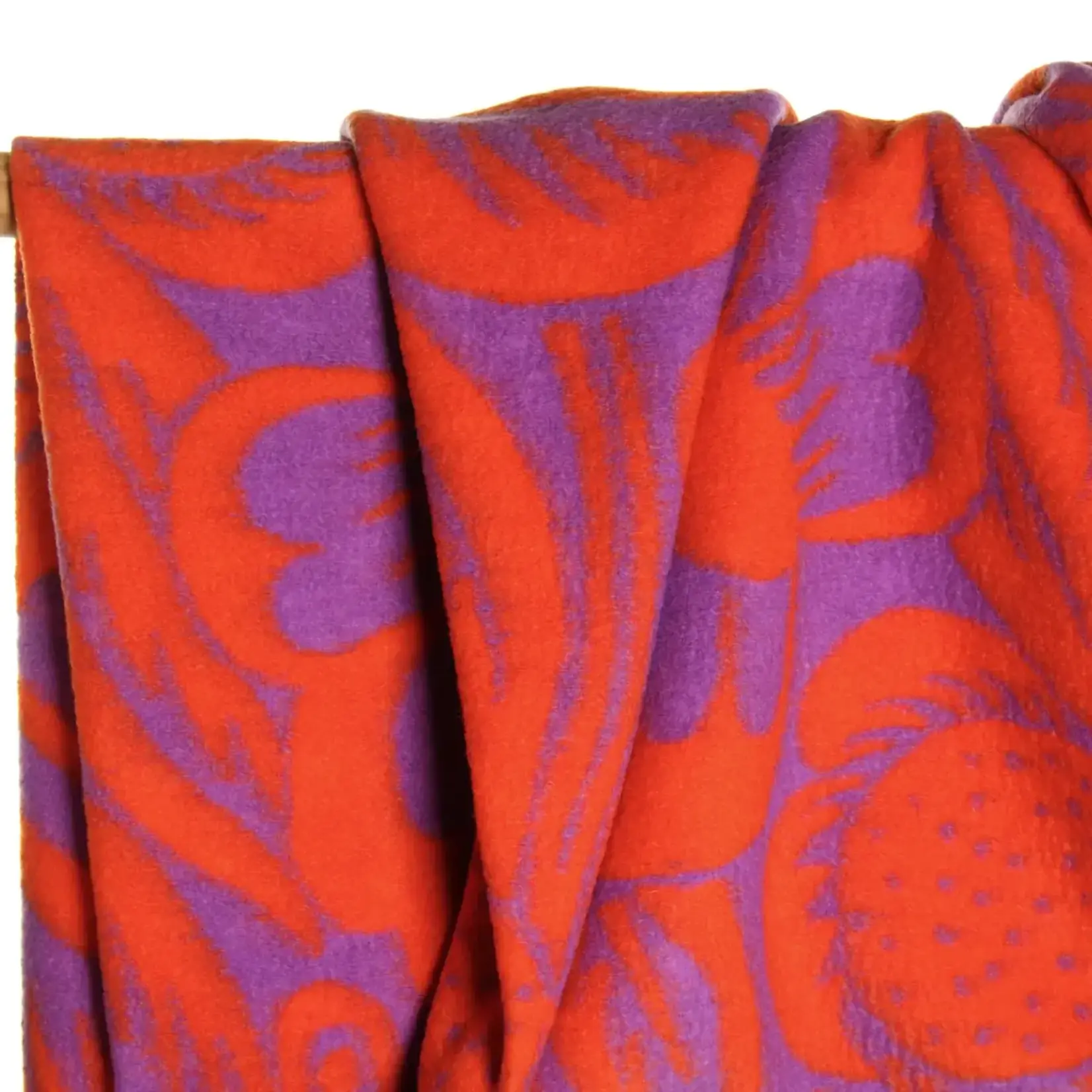 Atelier Jupe Wollen bloemenstof Paars & Oranje - Atelier Jupe