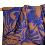 Atelier Jupe Wollen bloemenstof Blauw-Bruin - Atelier Jupe