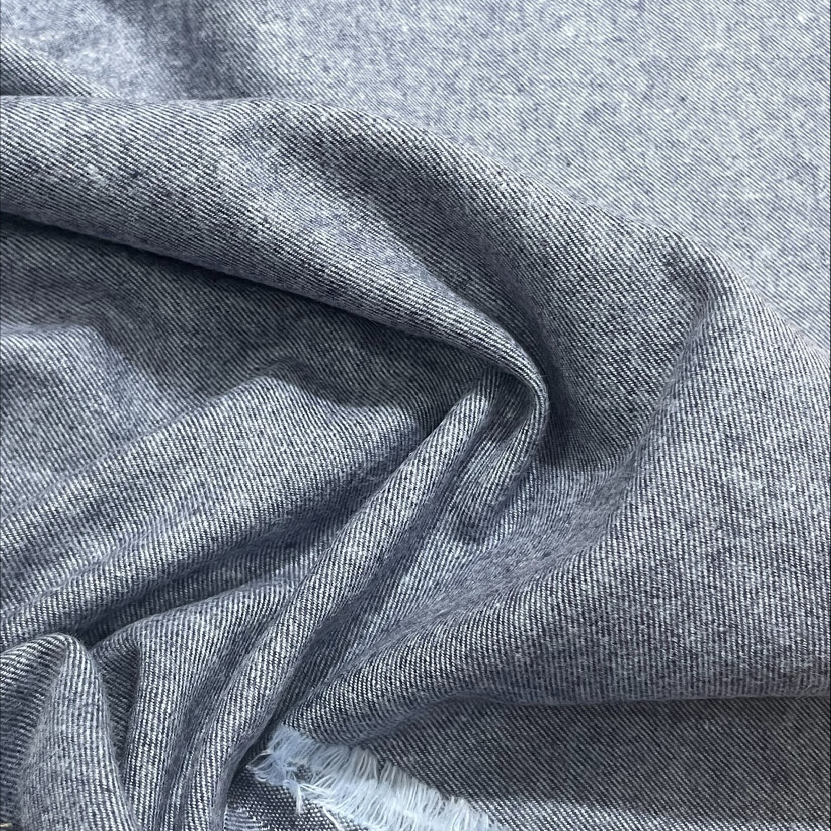 Flanel Blauw  Melée