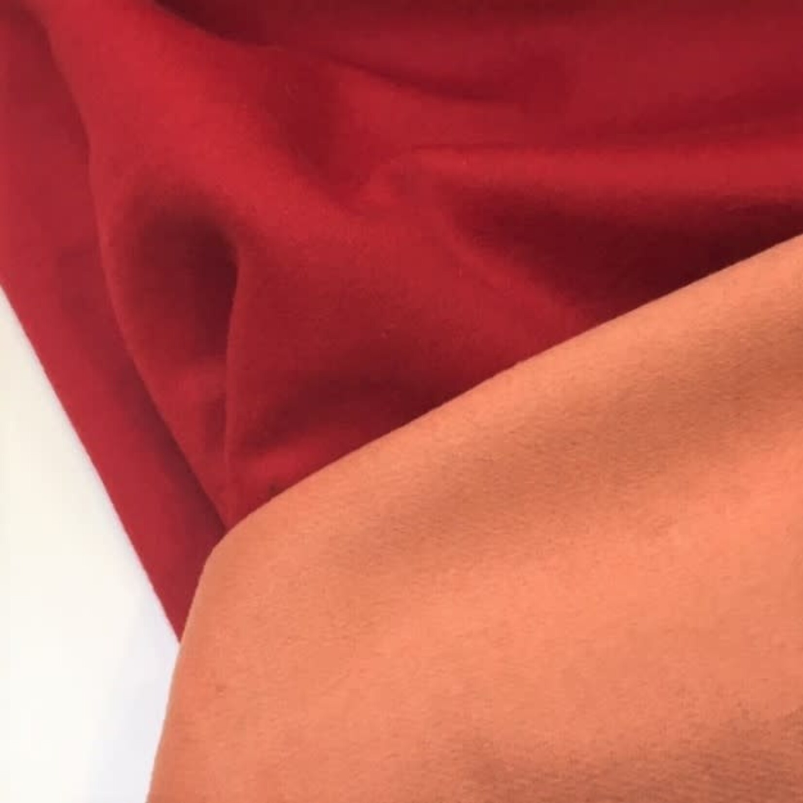 COUPON 60cm - Double Face Rood