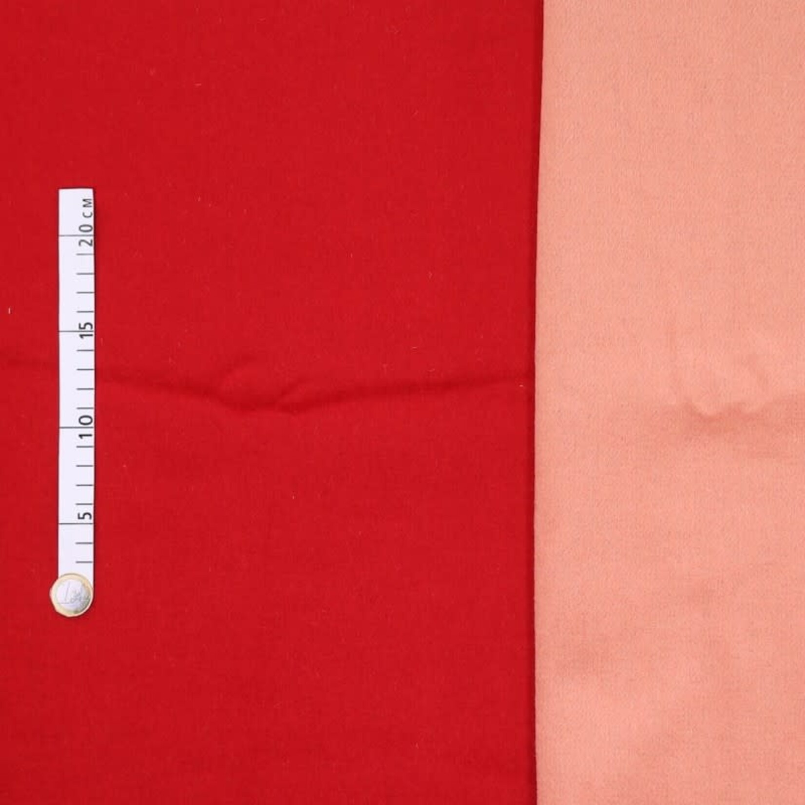 COUPON 60cm - Double Face Rood