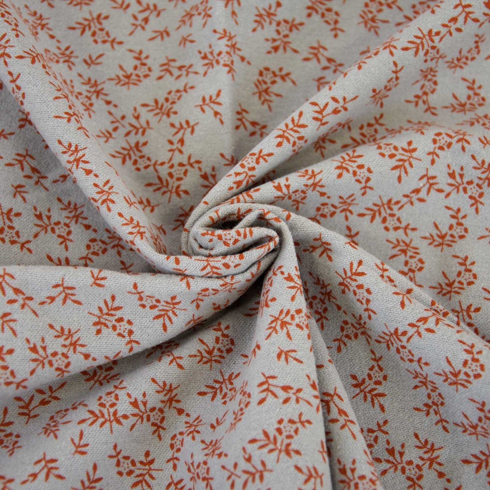 Katia Fabrics COUPON 75cm - Katoen Flanel Arona Leaves