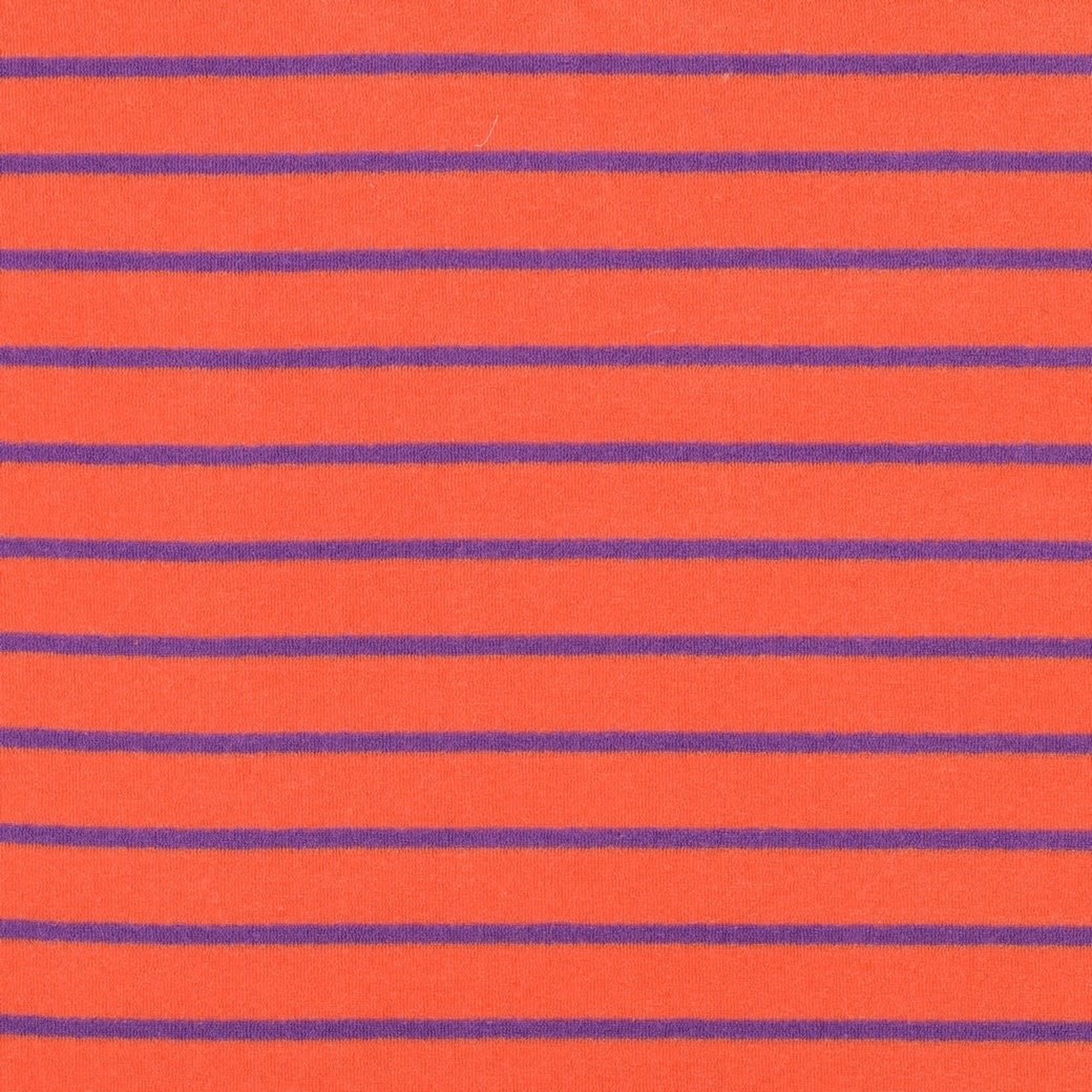 Spons Streepje Oranje/Paars