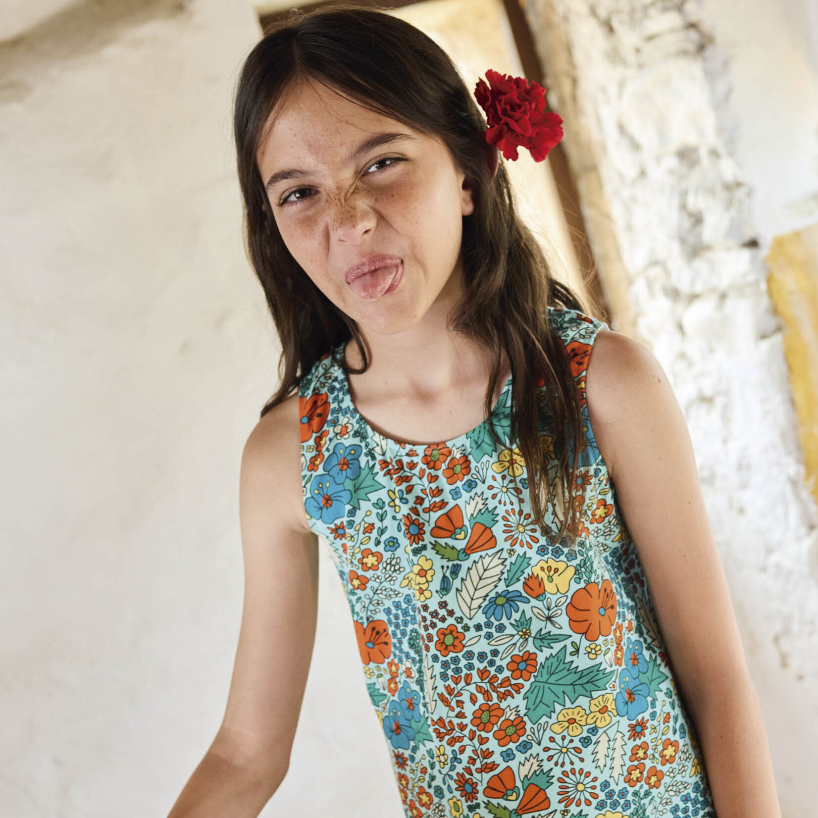 Katia Fabrics Tricot Iguana Flowers