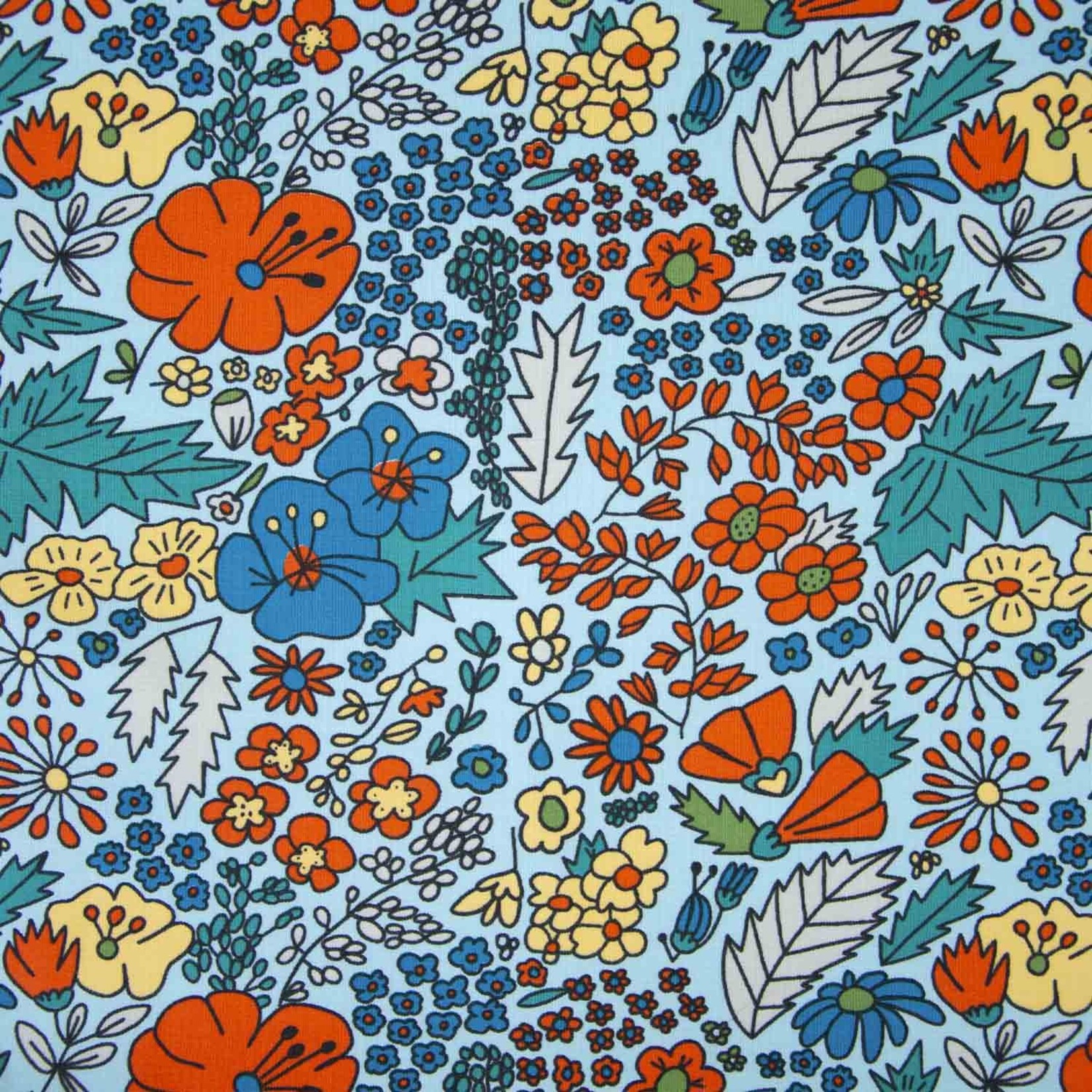 Katia Fabrics Tricot Iguana Flowers