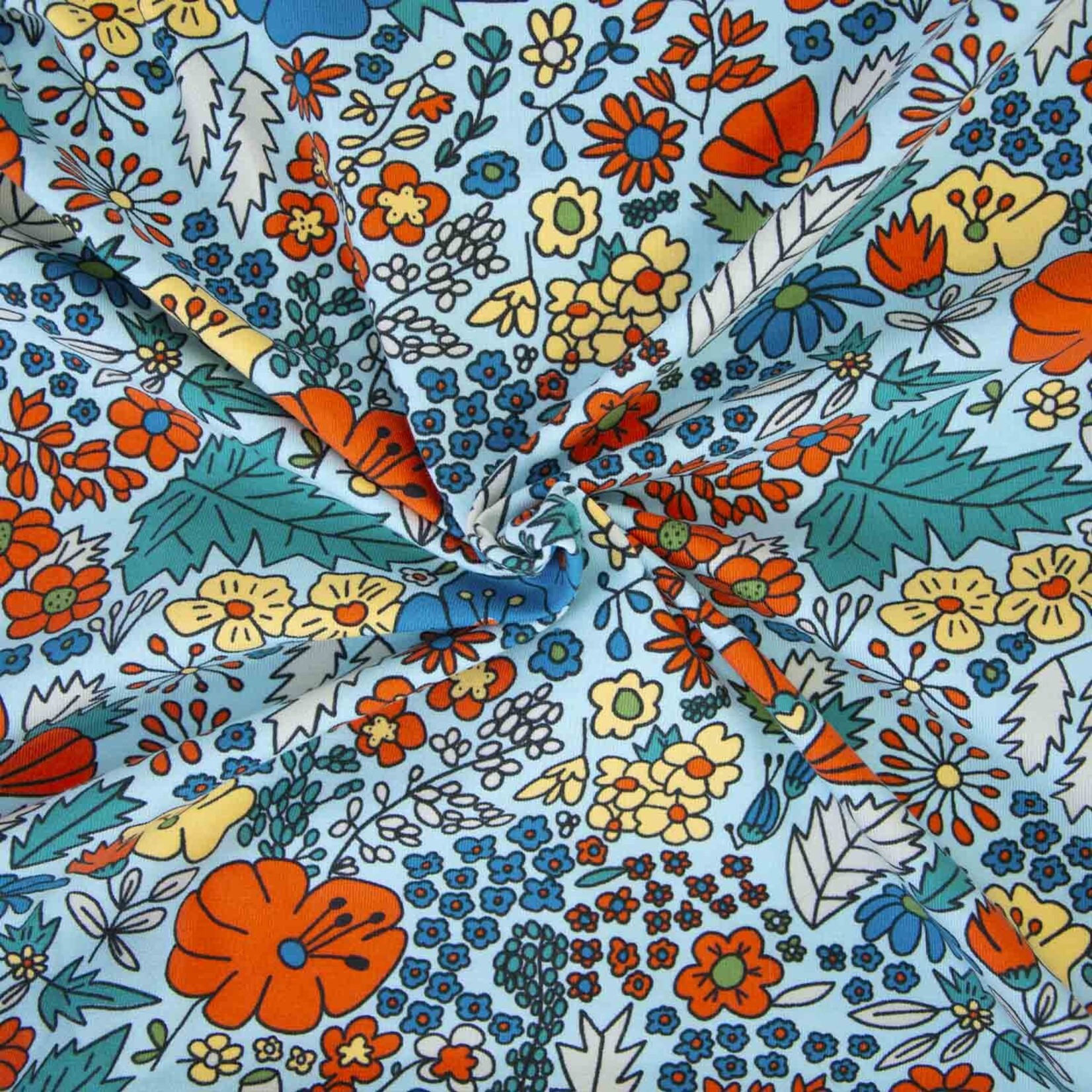 Katia Fabrics Tricot Iguana Flowers