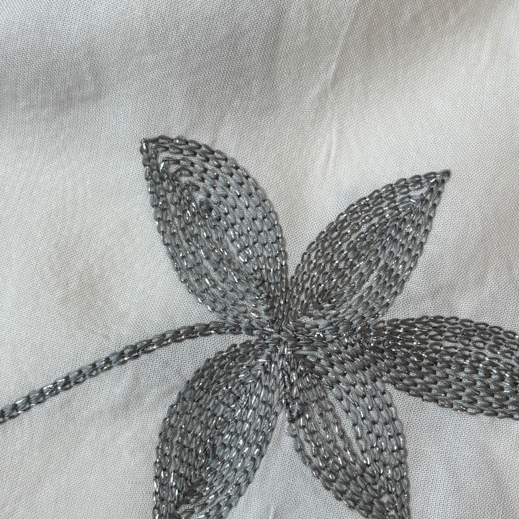 A la Ville COUPON 80cm - Rayon Silver Flower - A la Ville