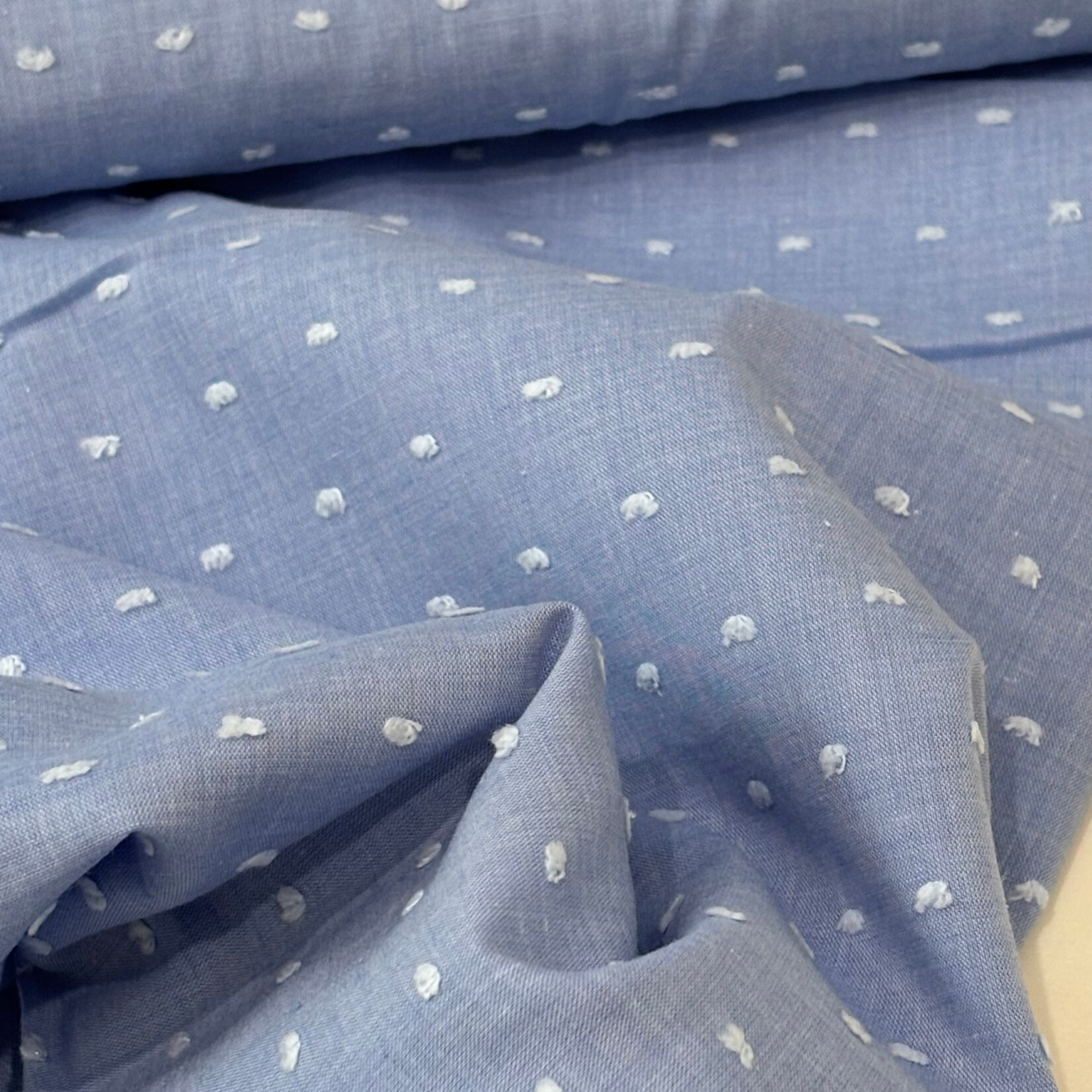 Comme ça Katoen Blauw Dotje - Comme ça