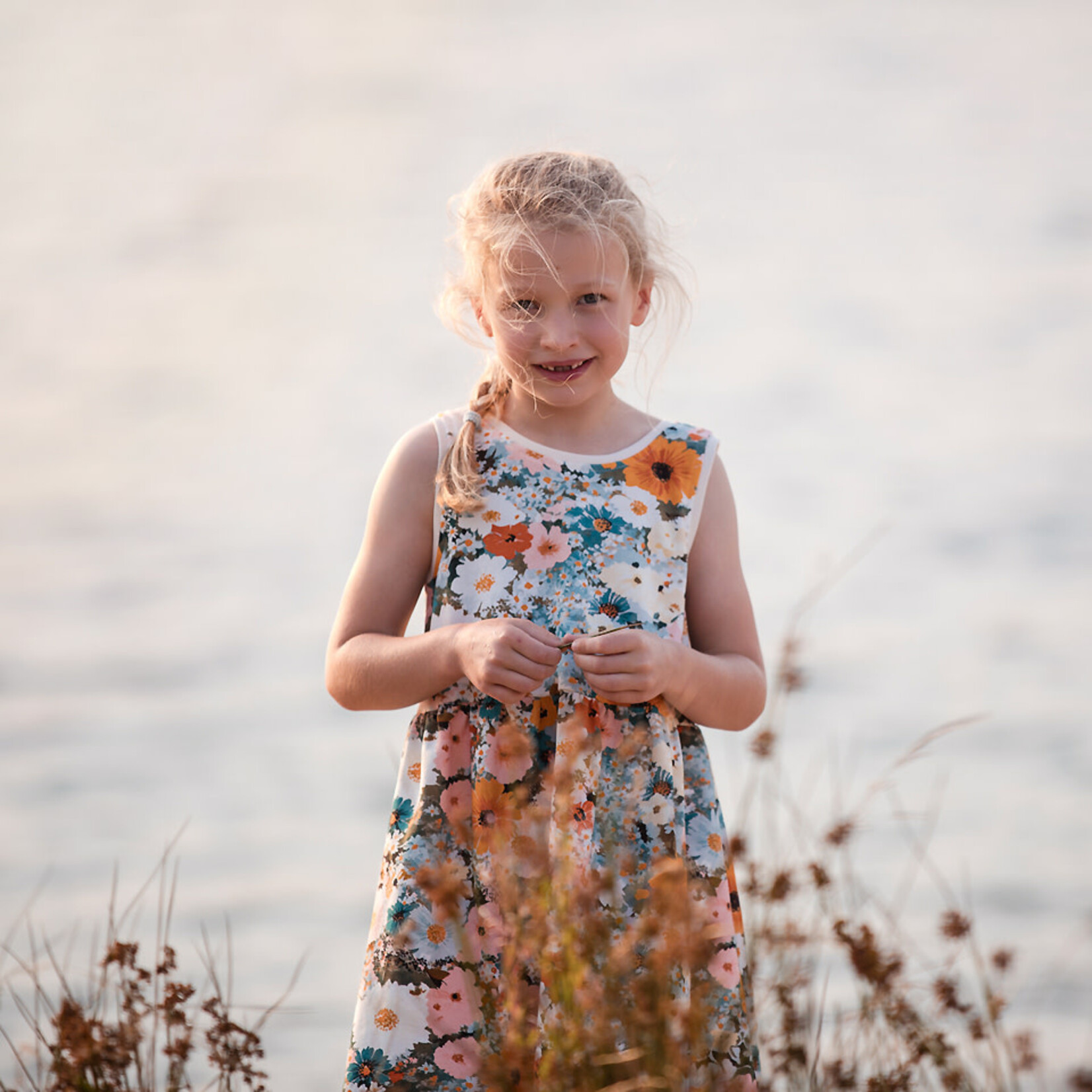 See You at Six COUPON 25cm  - French Terry Flower Painting - See You at Six