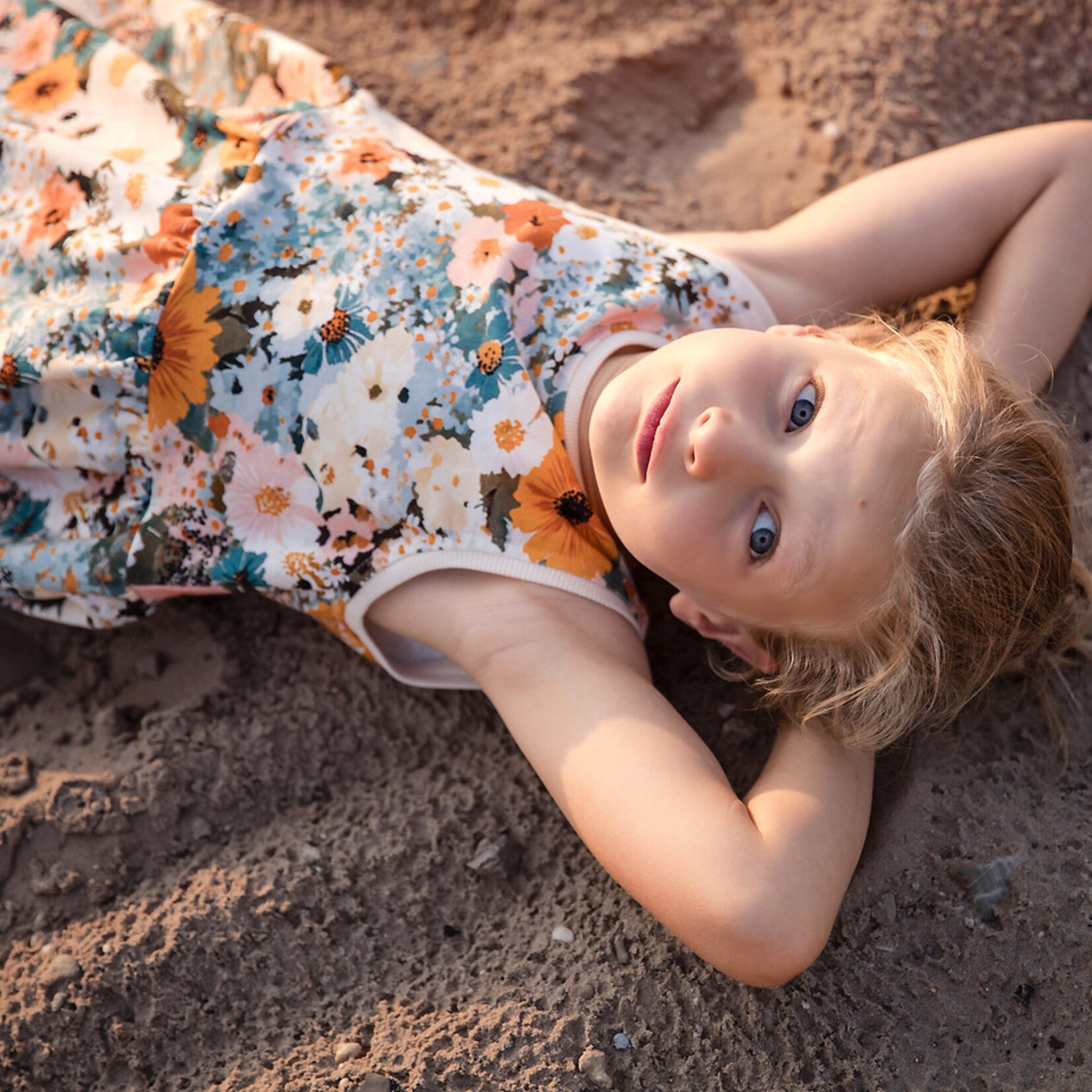 See You at Six COUPON 25cm  - French Terry Flower Painting - See You at Six