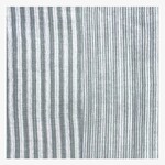 Double Gauze Streepje Grijsgroen