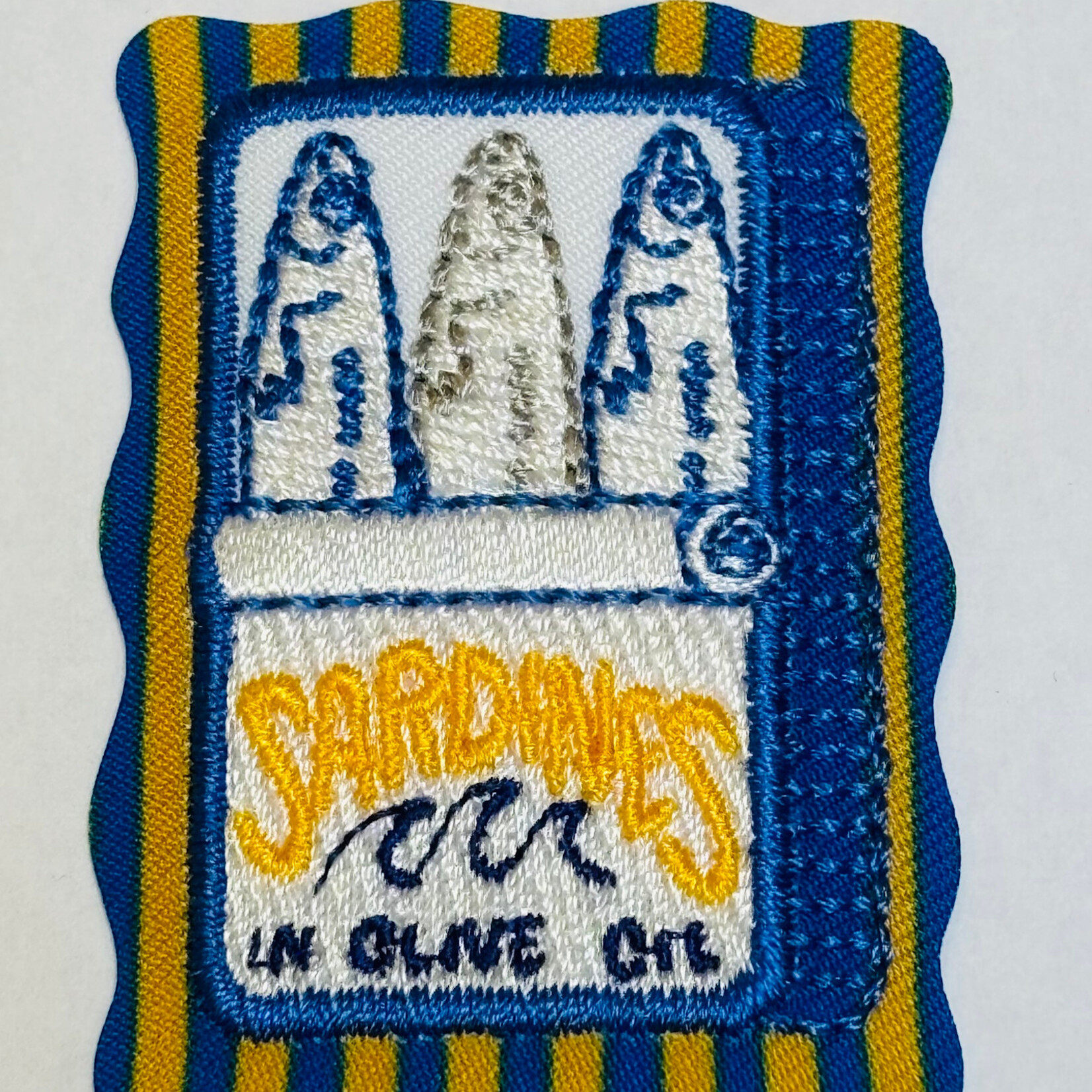 Strijklabel Sardines
