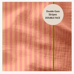 Double Gauze Streepje Oranje