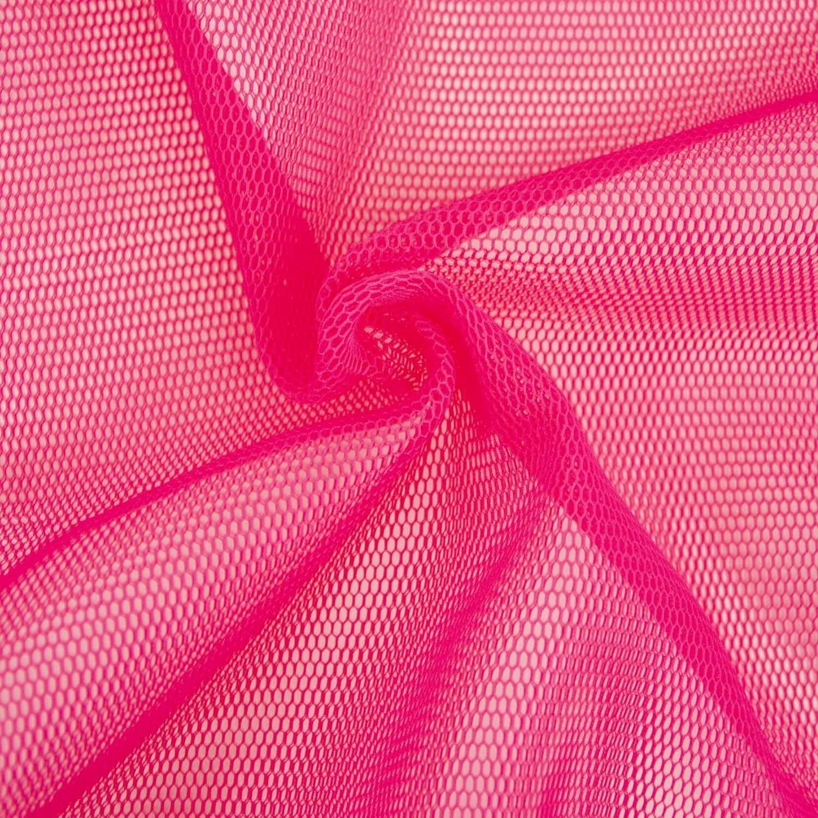 3D Mesh Fluo Roze