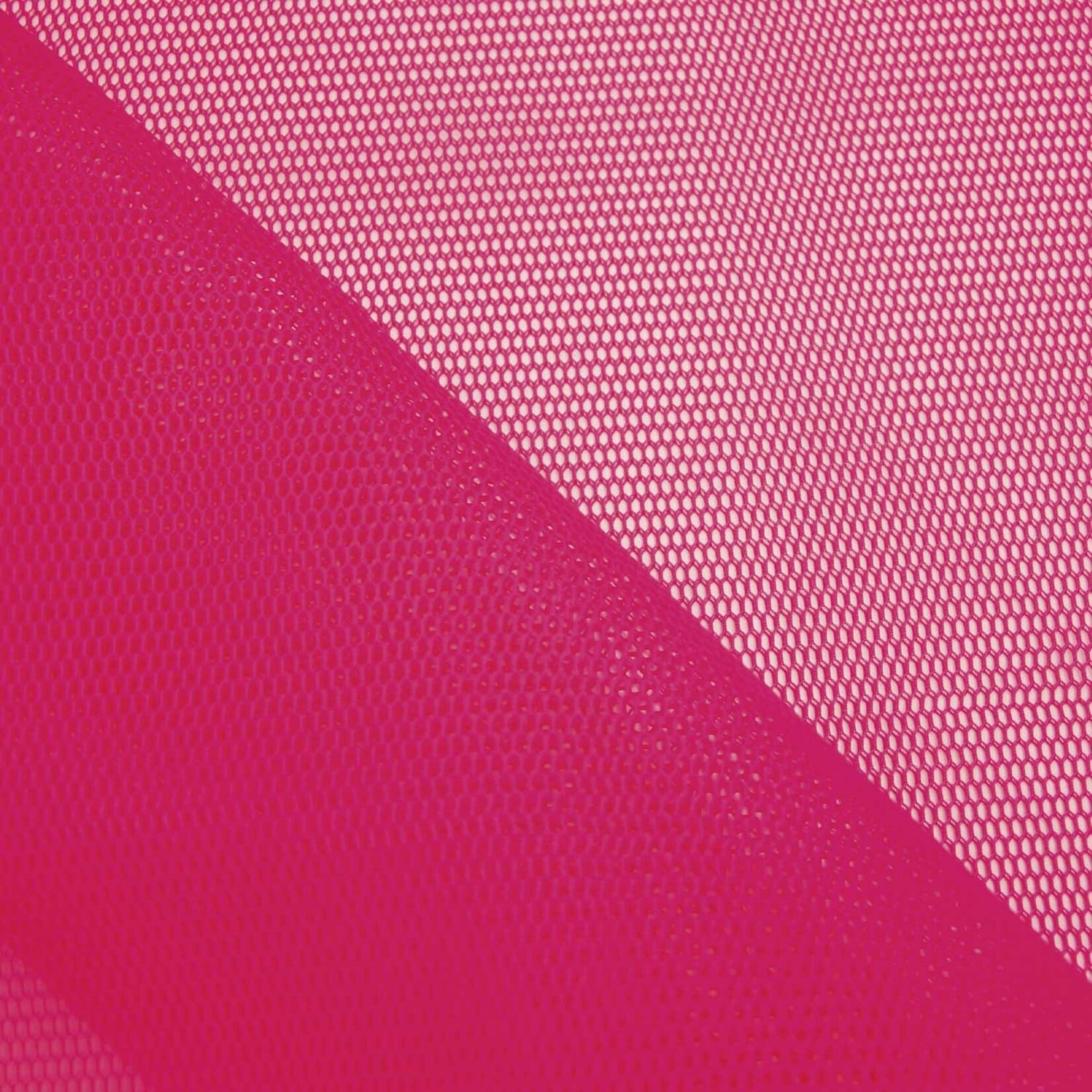 3D Mesh Fluo Roze