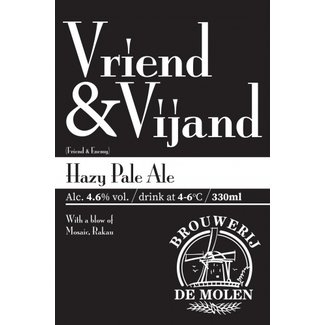 Brouwerij de Molen Brouwerij de Molen - Vriend & Vijand Brouwerij de Molen Brouwerij de Molen - Vriend & Vijand