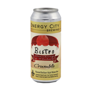 Energy City Brewing Energy City Brewing - Bistro Strawberry & Rhubarb Crumble Energy City Brewing Energy City Brewing - Bistro Strawberry & Rhubarb Crumble