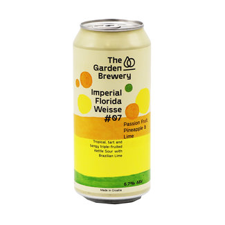 The Garden Brewery The Garden Brewery - Imperial Florida Weisse #07 - Passion Fruit, Pineapple & Lime - Bierloods22