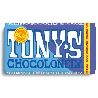 Tony's Chocolonely Tony's Chocolonely - Wit Wafel Blauwe Bes