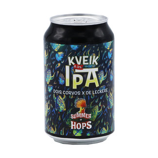 Brouwerij De Leckere Brouwerij De Leckere collab Dois Corvos - Kveik IPA 