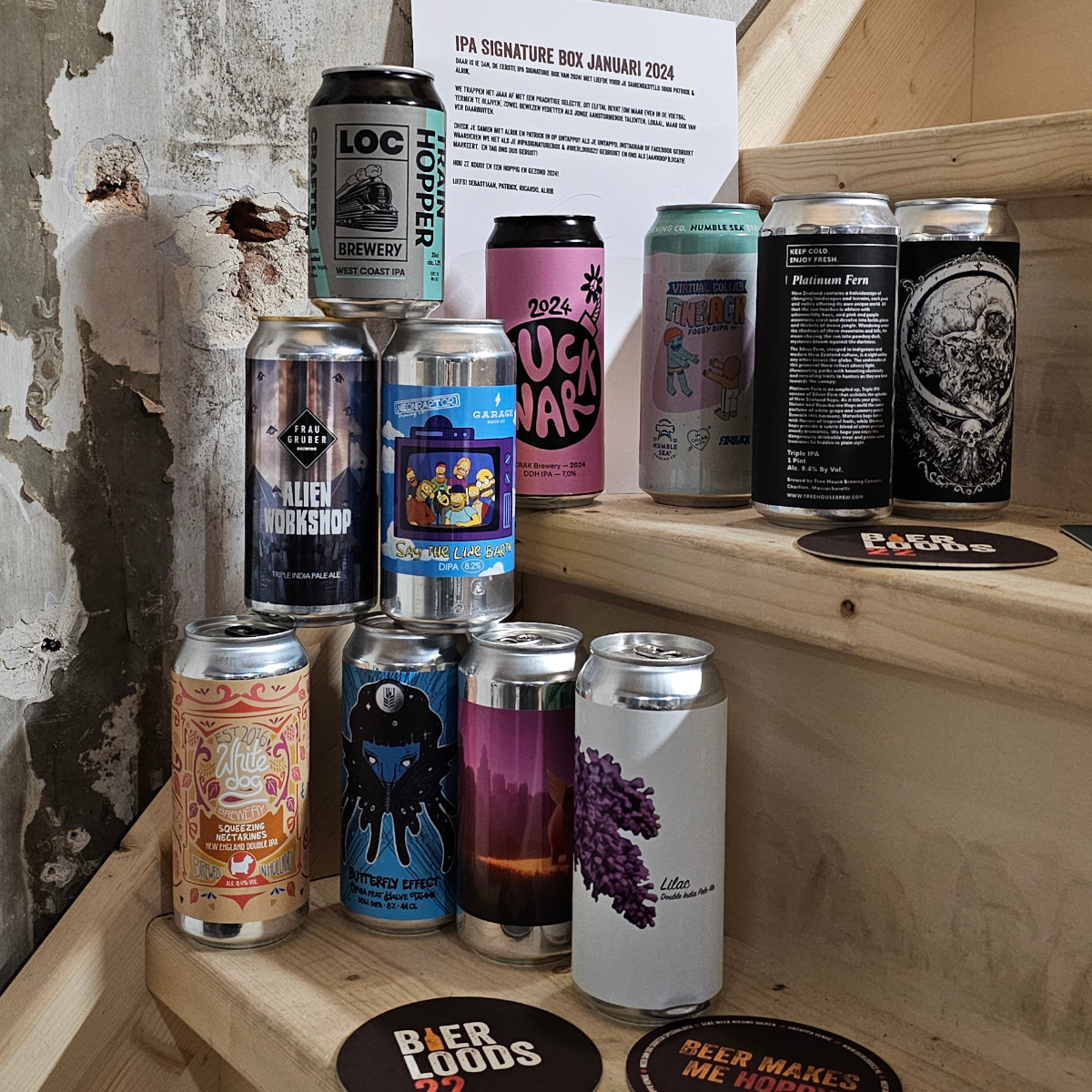 Abonnement Signature Box IPA Craft beer store Bierloods22