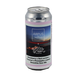 Arpus Brewing Co. Ārpus Brewing Co. - Ārpus X Xul Beer Co Strawberry X Red Currant X Coconut X Pineapple X Lemon Smoothie Sour Ale Arpus Brewing Co. Ārpus Brewing Co. - Ārpus X Xul Beer Co Strawberry X Red Currant X Coconut X Pineapple X Lemon Smoothie Sour Ale