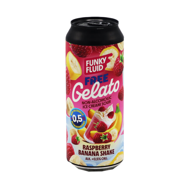 Funky Fluid - Free Gelato: Raspberry Banana Shake