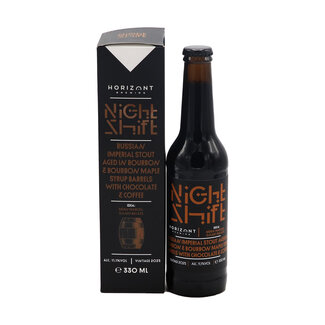 HORIZONT Brewing HORIZONT Brewing - Night Shift Vintage 2025 / Russian Imperial Stout Aged In Bourbon Maple Syrup Barrels With Chocolate & Coffee HORIZONT Brewing HORIZONT Brewing - Night Shift Vintage 2025 / Russian Imperial Stout Aged In Bourbon Maple Syrup Barrels With Chocolate & Coffee
