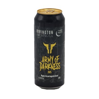 Rivington Brewing Co Rivington Brewing Co collab/ Third Moon Brewing Company - Army Of Darkness 2025 Rivington Brewing Co Rivington Brewing Co collab/ Third Moon Brewing Company - Army Of Darkness 2025