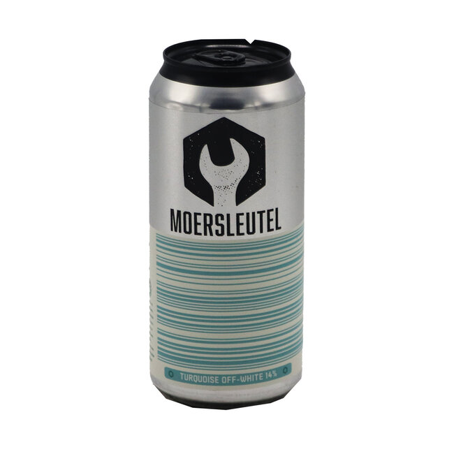 Moersleutel Craft Brewery - Barcode: Turquoise Off-White