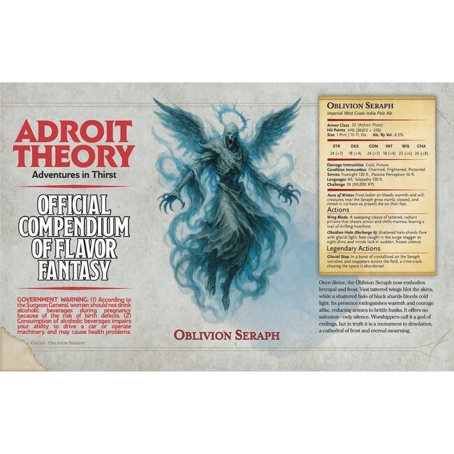 Adroit Theory - Official Compendium of Flavor Fantasy [4-pack]