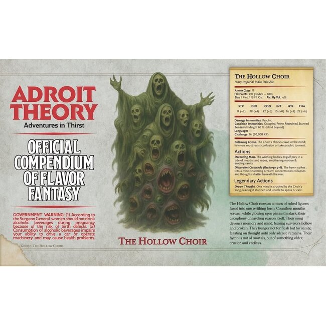 Adroit Theory - Official Compendium of Flavor Fantasy [4-pack]
