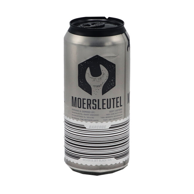 Moersleutel Craft Brewery - Barcode: Silver & Jet Black