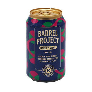 Brouwerij Kees Brouwerij Kees - Barrel Project 2026, Barley Wine gerijpt in Wild Turkey Barrels
