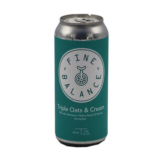 Fine Balance Brewing Fine Balance Brewing - Triple Oats & Cream (Nectaron, Nelson Sauvin & Simcoe)