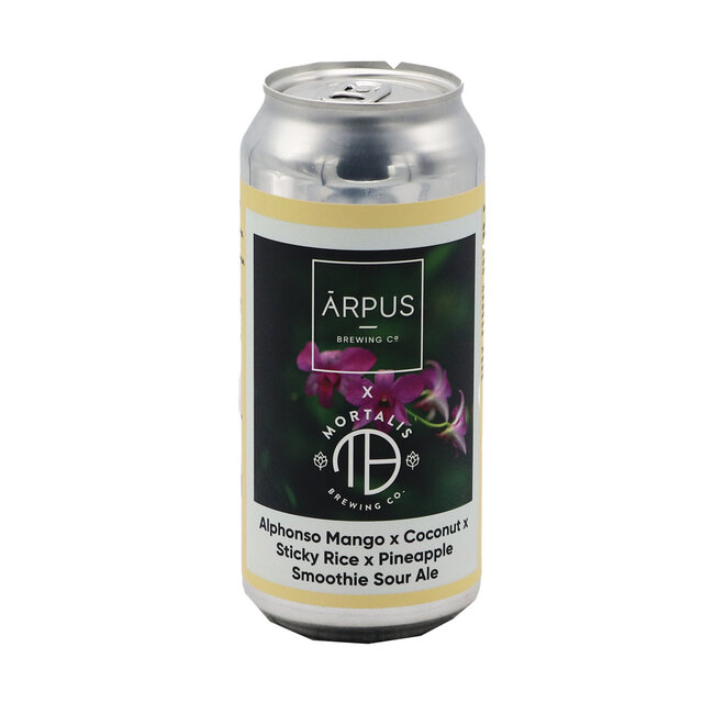 Ārpus Brewing Co. - Ārpus X Mortalis Brewing Co. Alphonso Mango X Coconut X Sticky Rice X Pineapple Smoothie Sour Ale