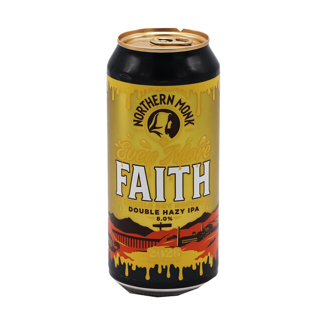 Northern Monk - EVEN MORE FAITH // DOUBLE DRY HOPPED DOUBLE HAZY IPA // 2026 EDITION