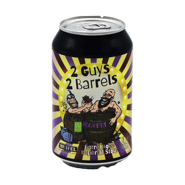 Muifelbrouwerij - 2 Guys 2 Barrels Barrel Aged Double Mash Stout