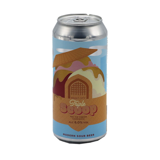 Vault City Brewing - PBJ Ice Cream Sandwich - Triple Scoop