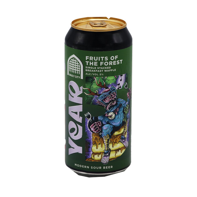 Vault City Brewing - Year 5 - Fruits of the Forest Single-Stacked Breakfast Waffle