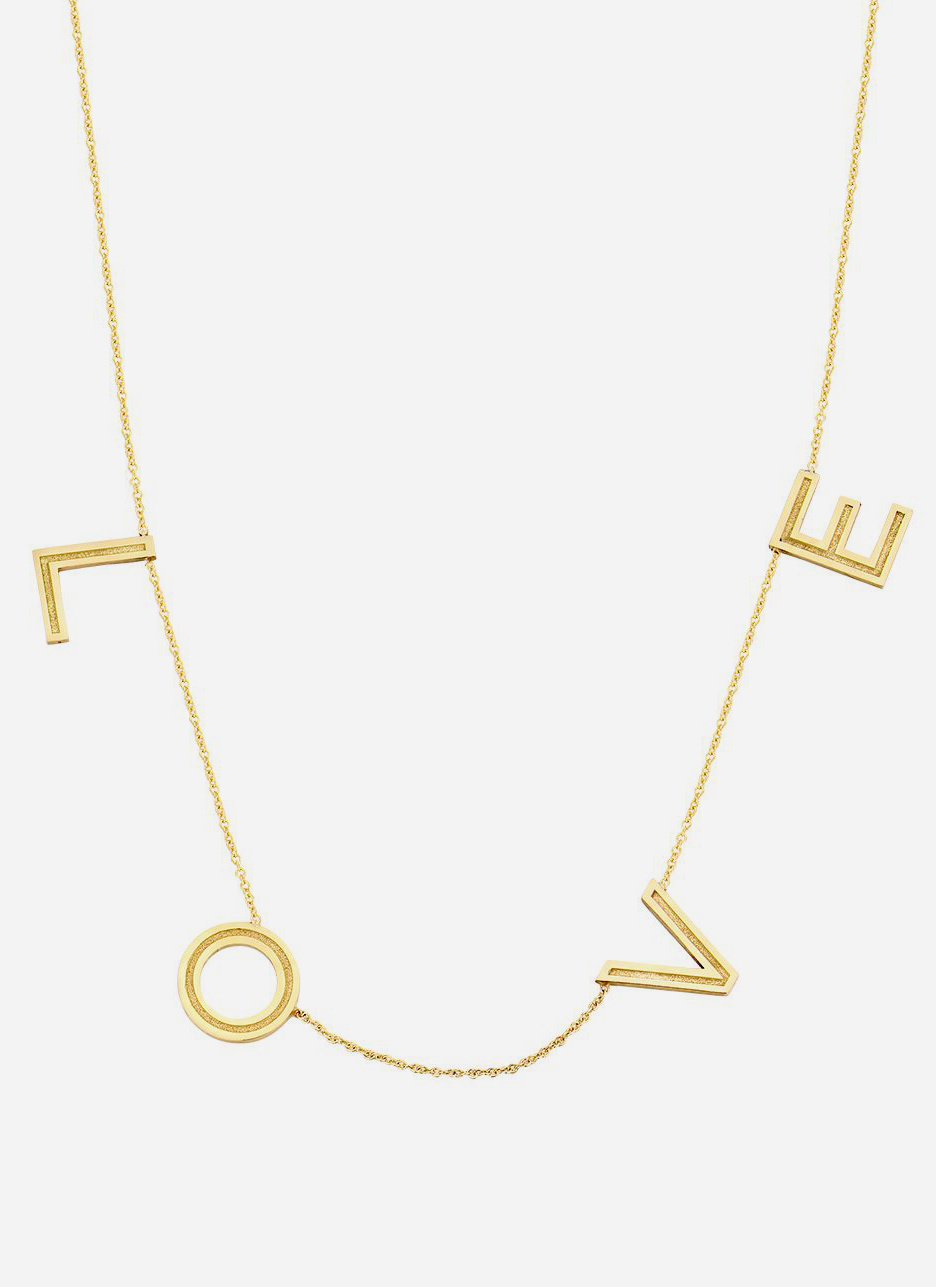 Love Big necklace 4 letters - De Nimes