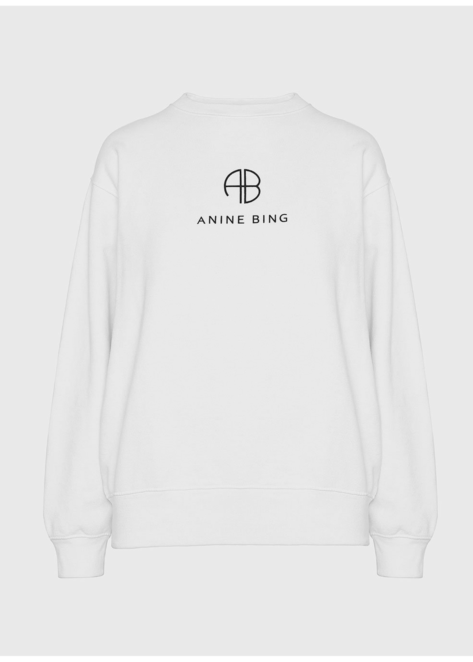 Anine Bing Ramona sweatshirt monogram white