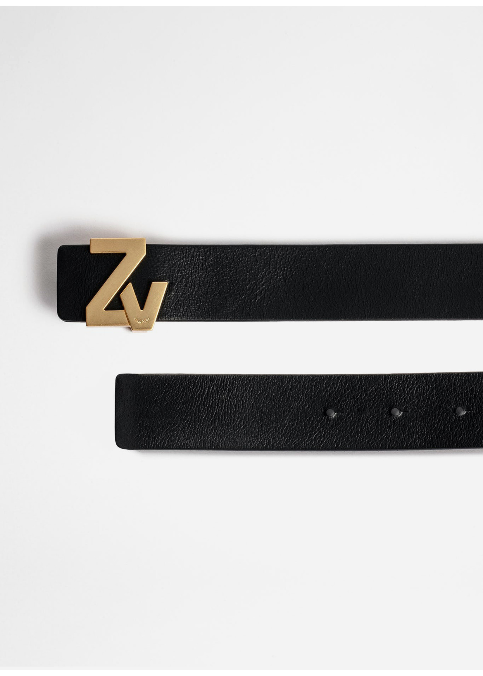 Interpretatief ornament Ongedaan maken Initiale Belt Black Gold - De Nimes