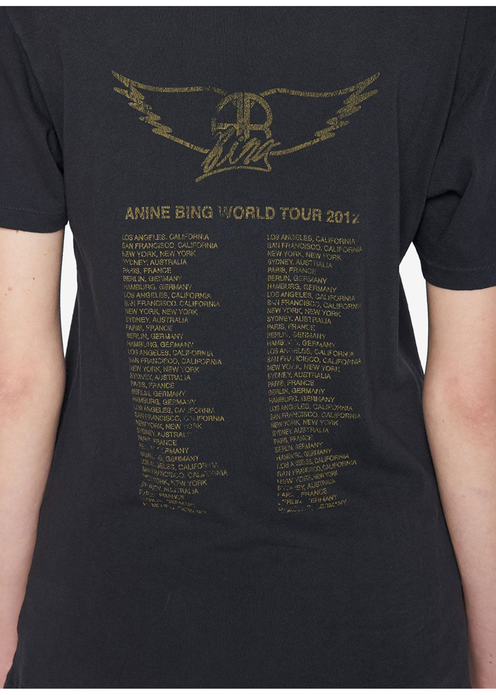 ANINE BING LILI TEE BING TOUR Tシャツ elc.or.jp