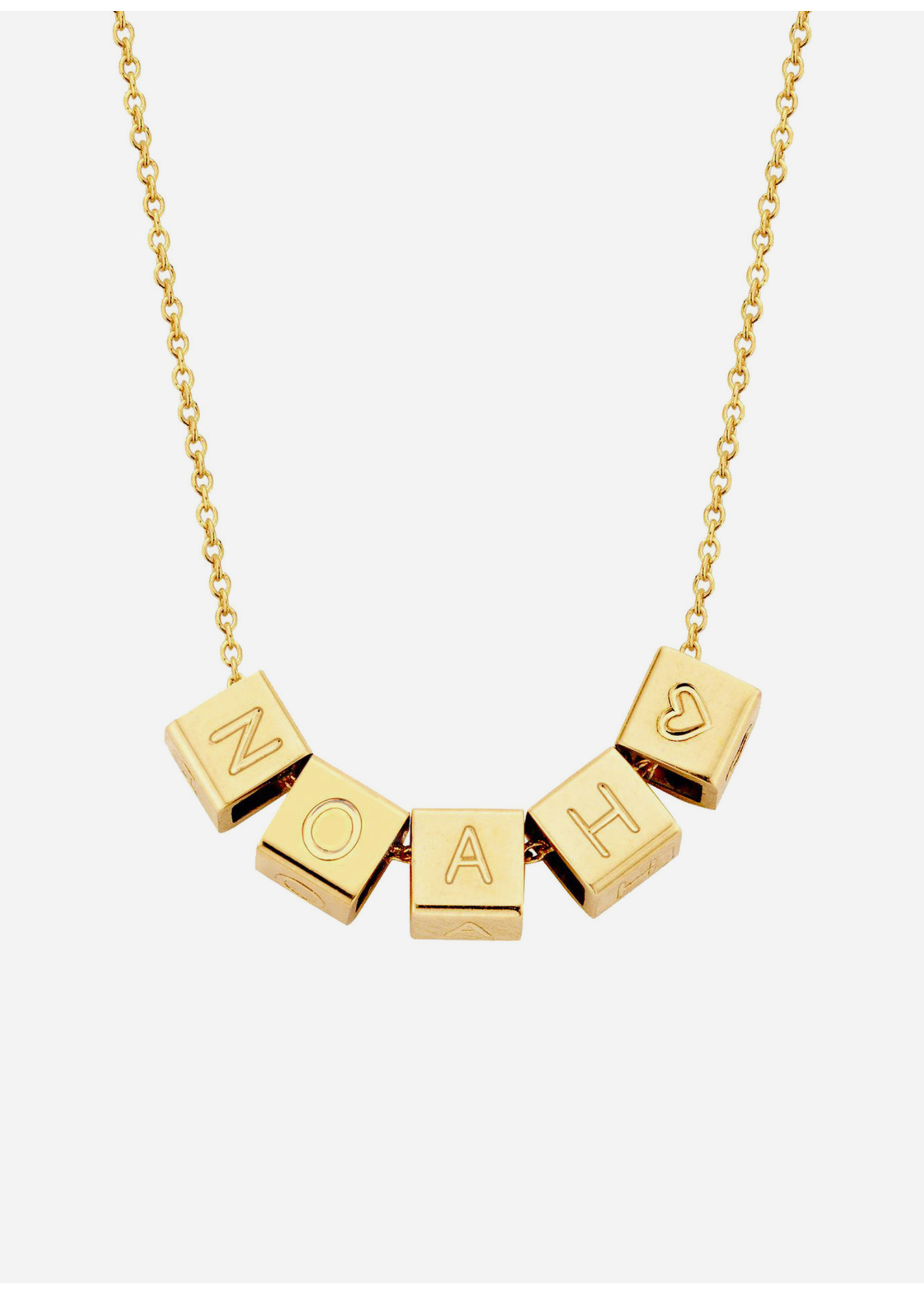 Just Franky Cube necklace 5 cubes