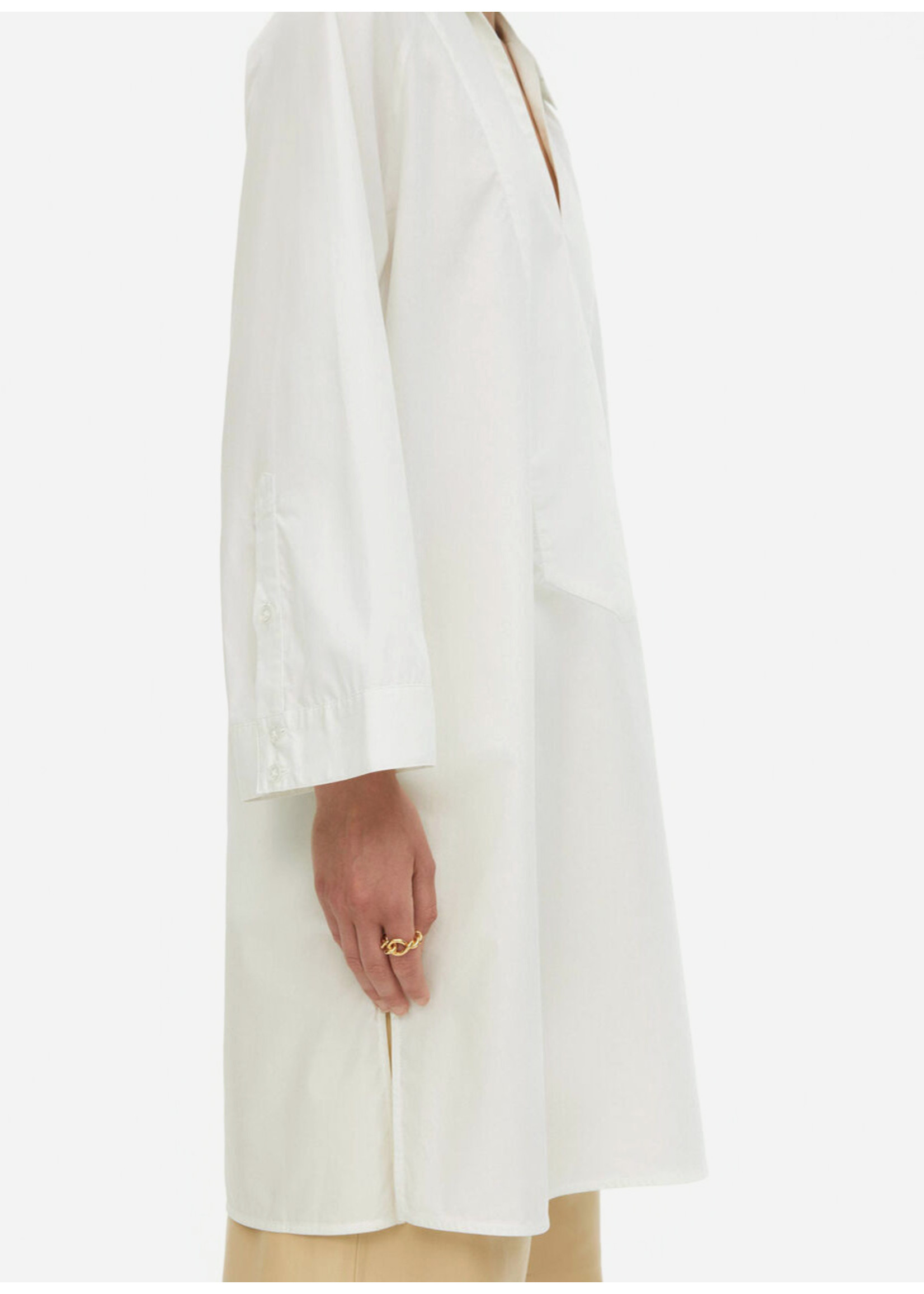 Malene Birger Edanima Organic Cotton Dress Pure White